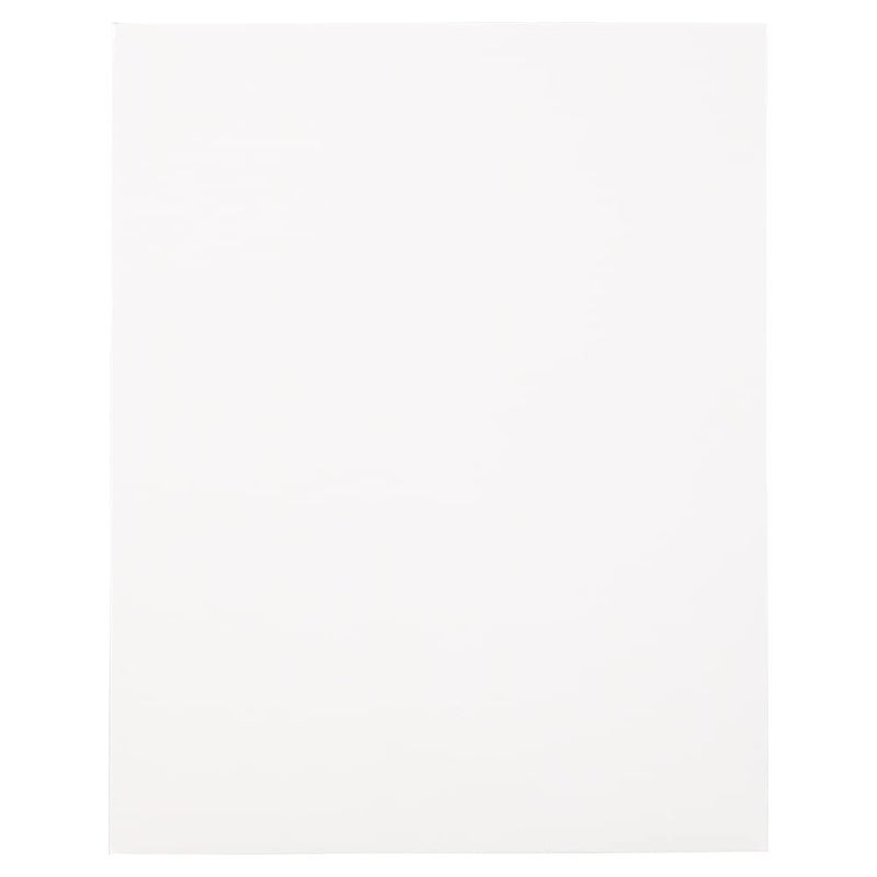 JAM PAPER Laminated Two Pocket Glossy School Folders - Letter Size - High Gloss White - Bulk 25/Pack - Image 4